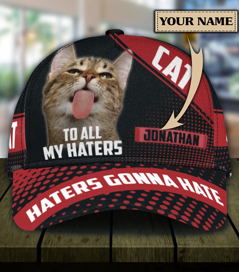 Personalized Cat Classic Cap, Personalized Gift for Cat Lovers, Cat Mom, Cat Dad Trucker Hats Custom Hats Gifts For Men & Women