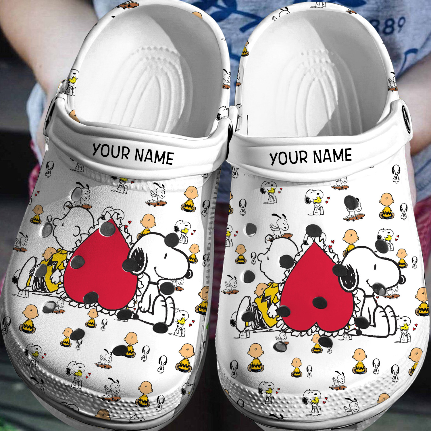 Personalized Charlie Snoopy Crocs 3D Clog Shoes