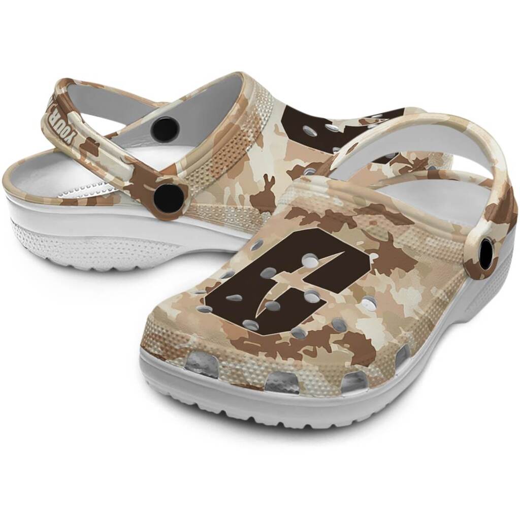 Personalized Charlotte 49ers Desert Camo ClogTVC1801754 - Image 3