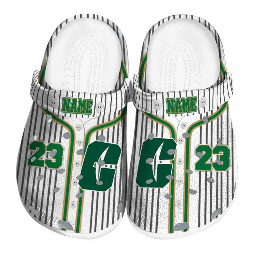 Personalized Charlotte 49ers Pinstripe Pattern ClogTVC1801747