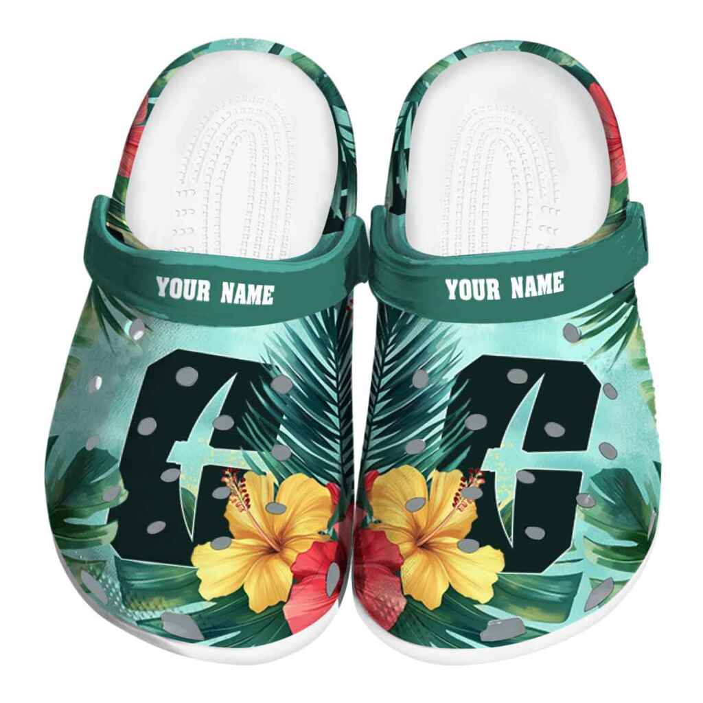 Personalized Charlotte 49ers Tropical Vibes ClogTVC1801753