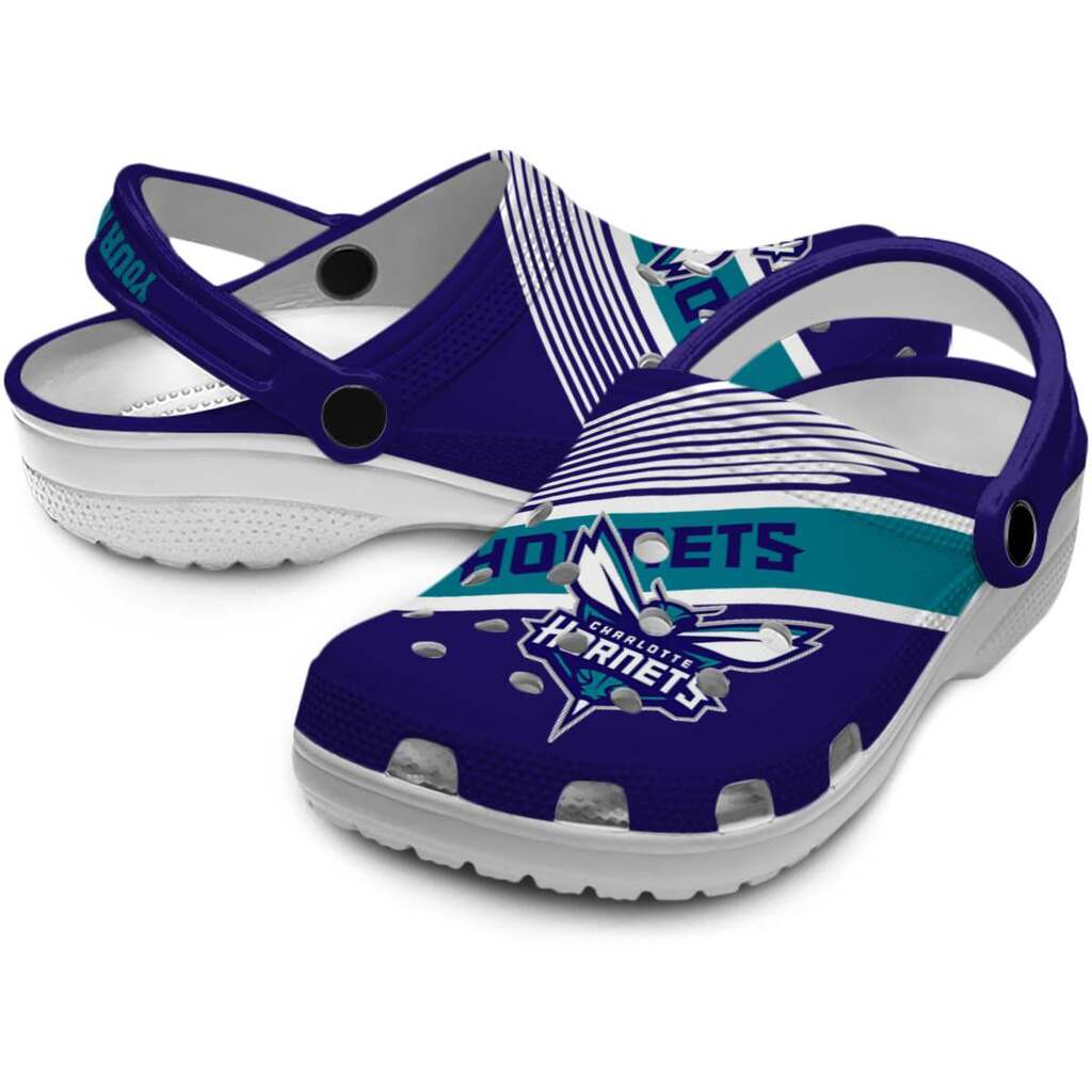 Personalized Charlotte Hornets Vibrant Dual-Tone ClogTVC1801683 - Image 3