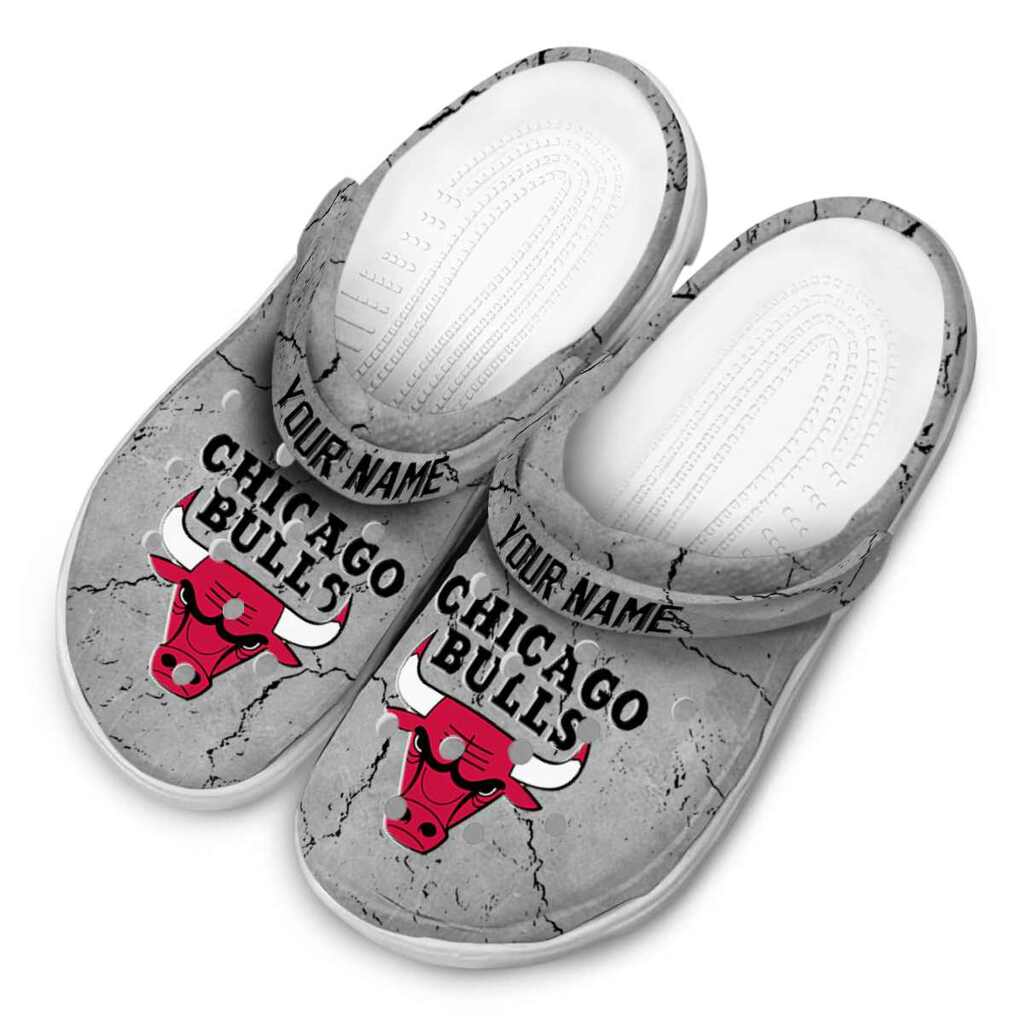 Personalized Chicago Bulls Cracked Texture ClogTVC1801914 - Image 4