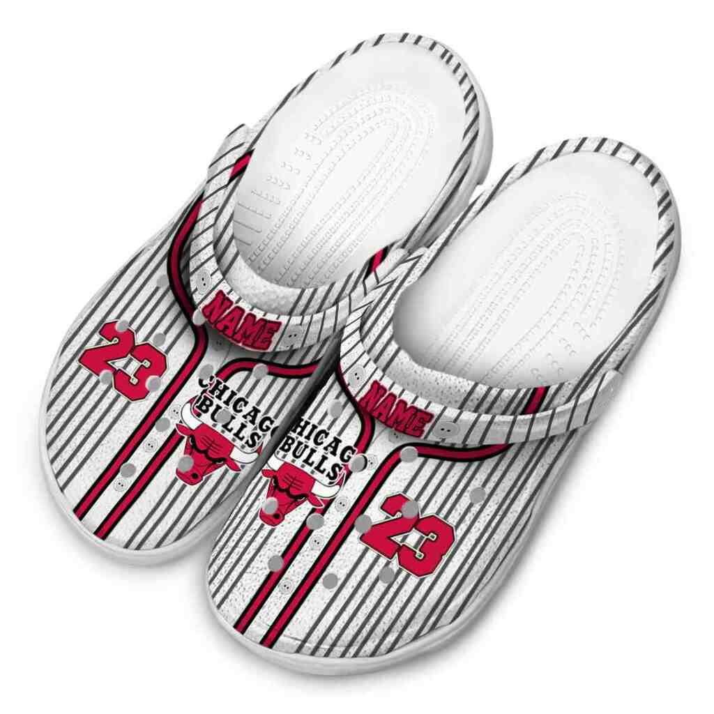Personalized Chicago Bulls Pinstripe Pattern ClogTVC1801915 - Image 4