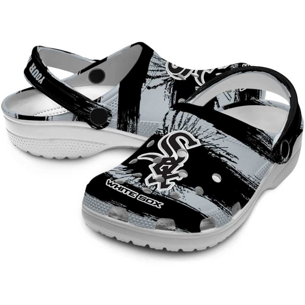 Personalized Chicago White Sox Paint Splatter Graphics ClogTVC1801186 - Image 3