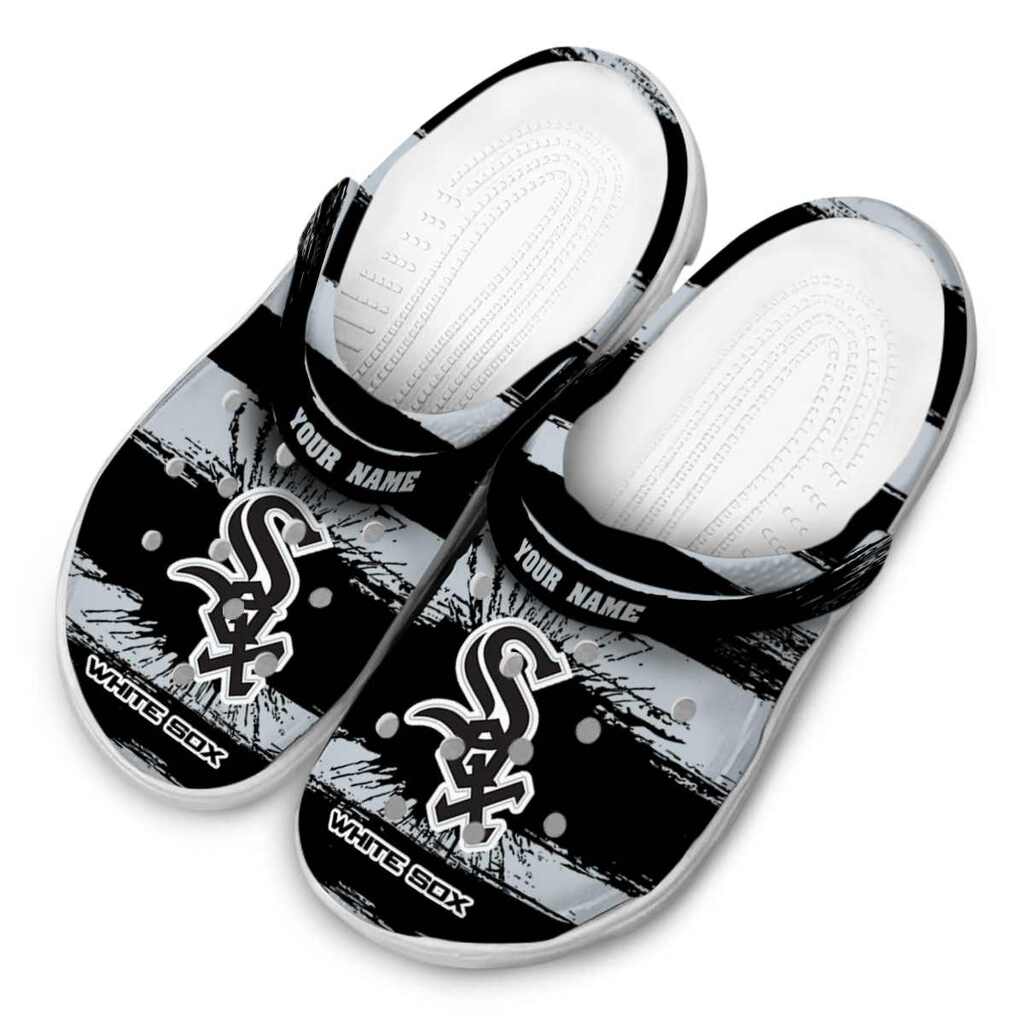 Personalized Chicago White Sox Paint Splatter Graphics ClogTVC1801186 - Image 4