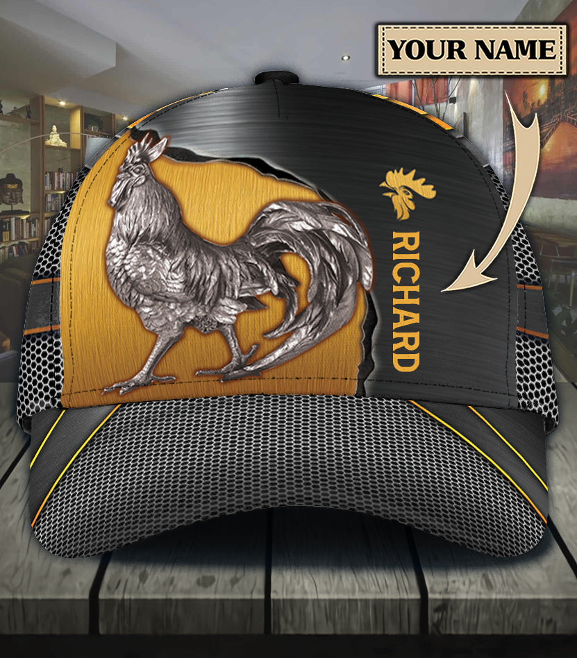 Personalized Chicken Classic Cap, Personalized Gift for Farmers, Cow Lovers, Chicken Lovera Trucker Hats Custom Hats Gifts For Men & Women
