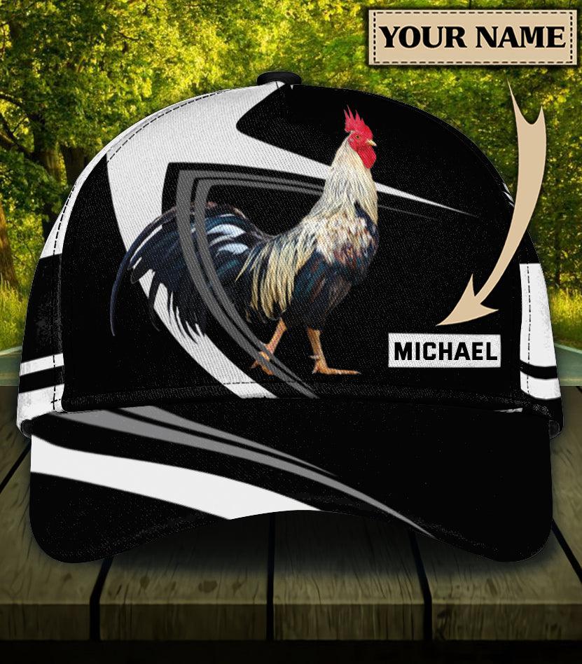 Personalized Chicken Classic Cap, Personalized Gift for Farmers, Cow Lovers, Chicken Lovers Trucker Hats Custom Hats Gifts For Men & Women