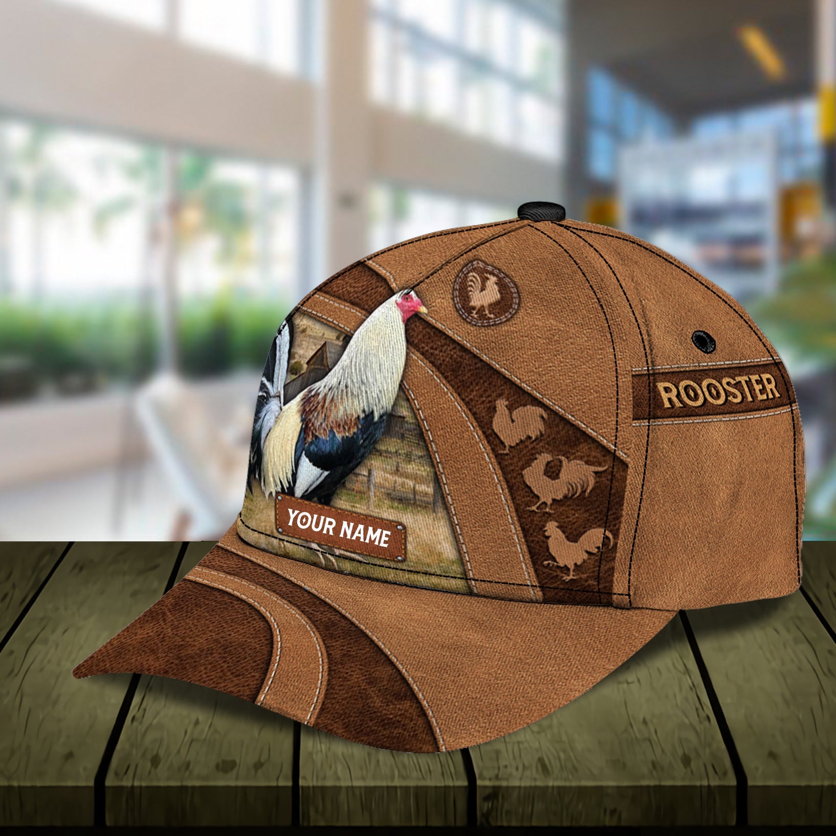 Personalized Chicken Classic Cap, Personalized Gift for Farmers, Cow Lovers, Chicken Lovers Trucker Hats Custom Hats Gifts For Men & Women