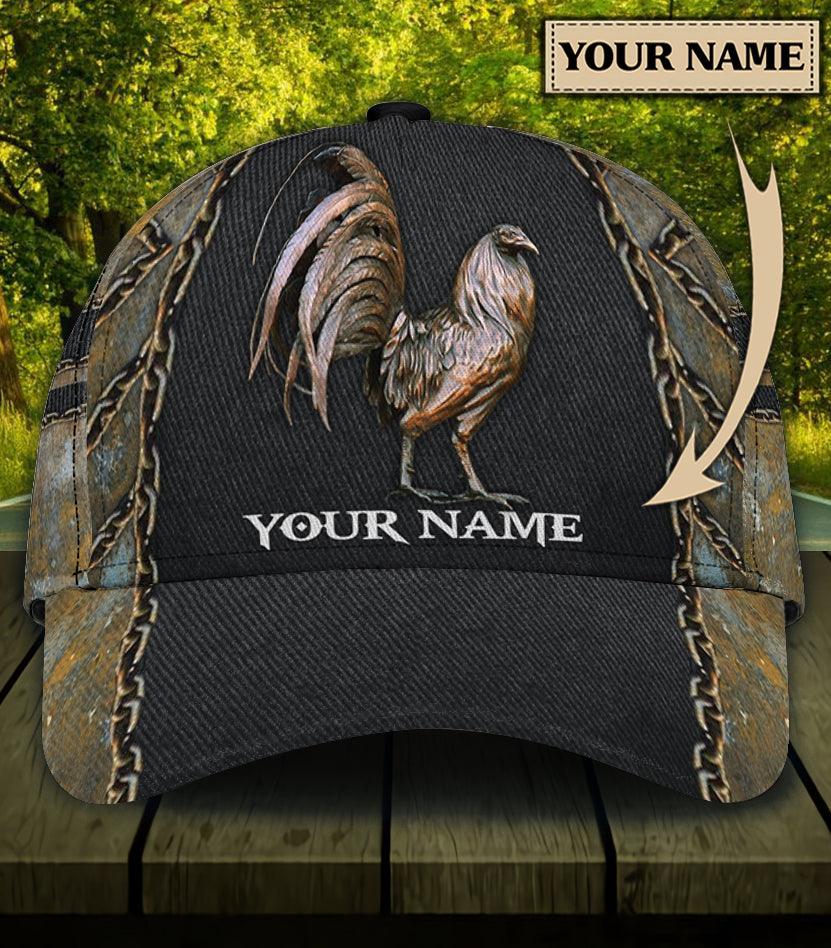 Personalized Chicken Classic Cap, Personalized Gift for Farmers, Cow Lovers, Chicken Lovers Trucker Hats Custom Hats Gifts For Men & Women