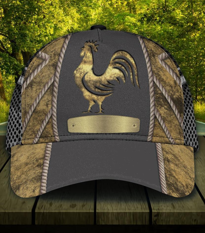 Personalized Chicken Classic Cap, Personalized Gift for Farmers, Cow Lovers, Chicken Lovers Trucker Hats Custom Hats Gifts For Men & Women