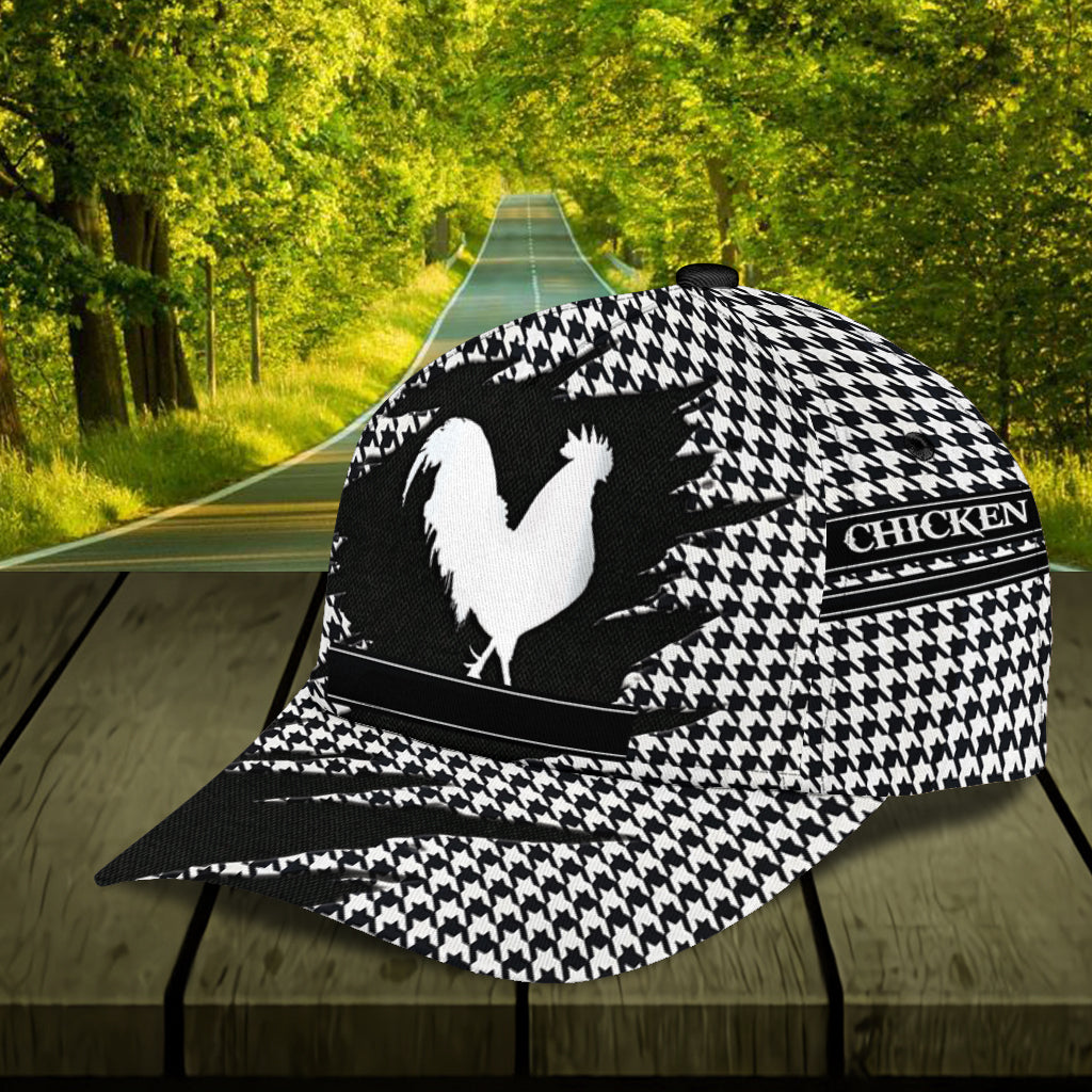 Personalized Chicken Classic Cap, Personalized Gift for Farmers, Cow Lovers, Chicken Lovers Trucker Hats Custom Hats Gifts For Men & Women