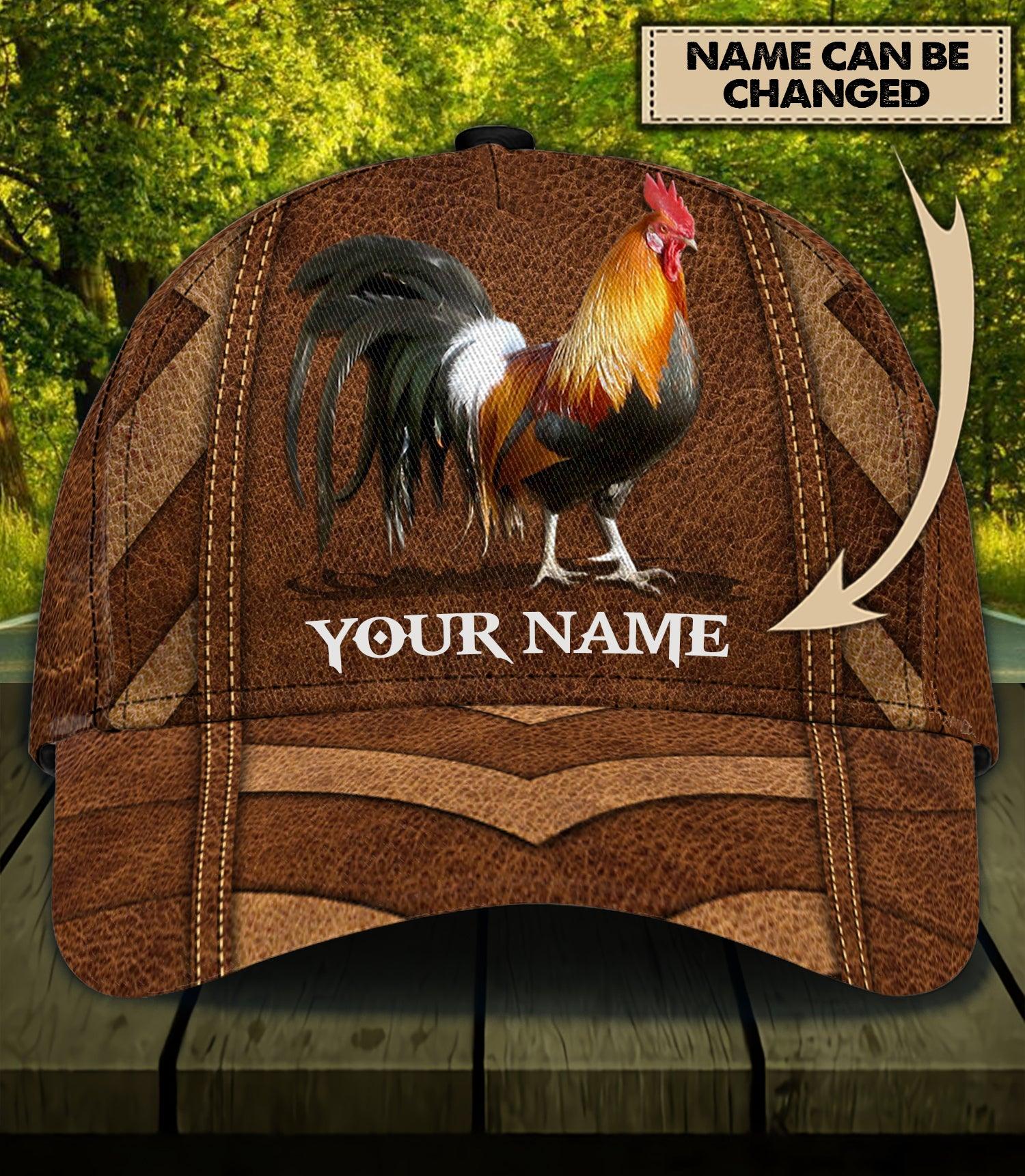 Personalized Chicken Classic Cap, Personalized Gift for Farmers, Cow Lovers, Chicken Lovers Trucker Hats Custom Hats Gifts For Men & Women