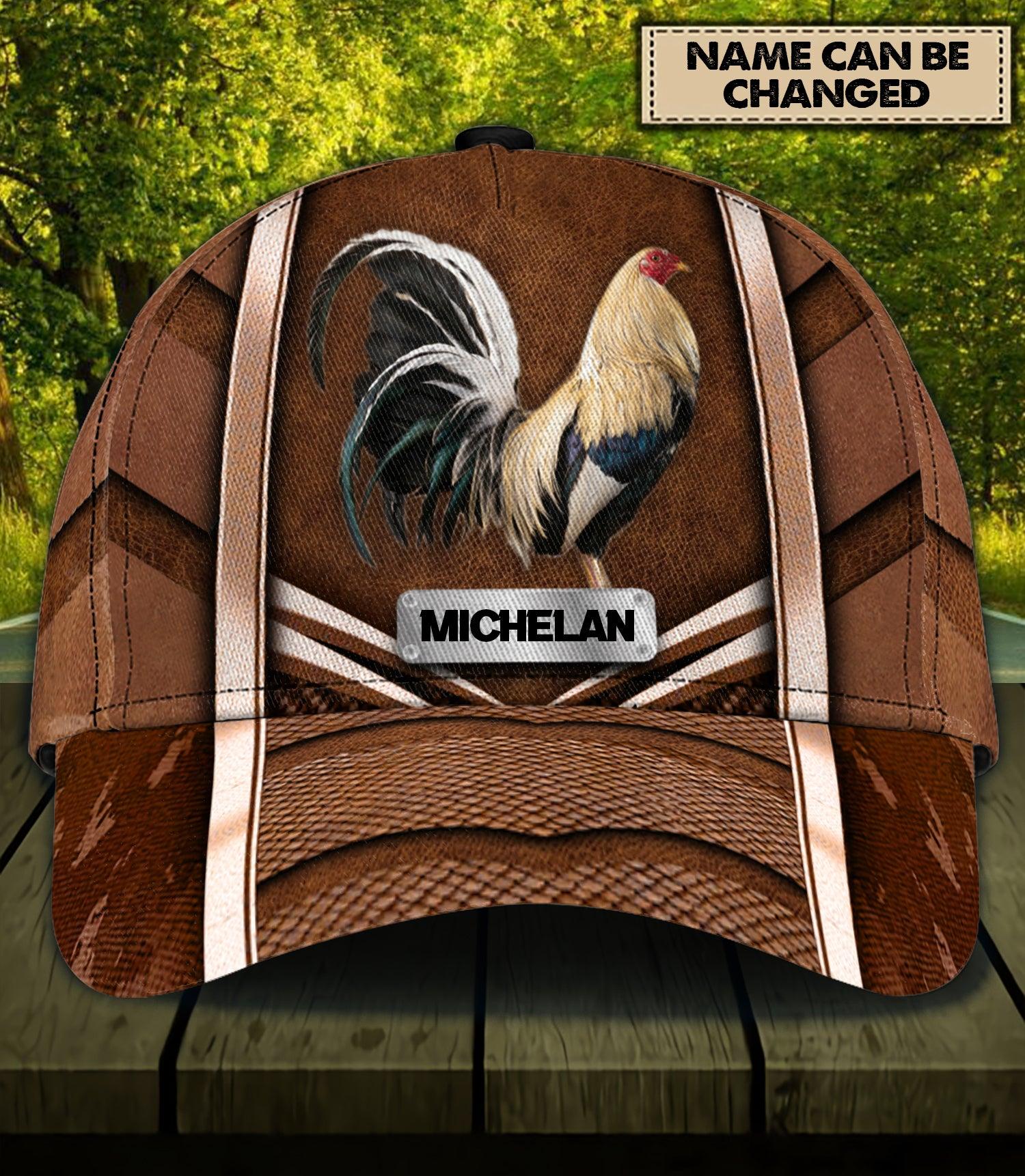 Personalized Chicken Classic Cap, Personalized Gift for Farmers, Cow Lovers, Chicken Lovers Trucker Hats Custom Hats Gifts For Men & Women