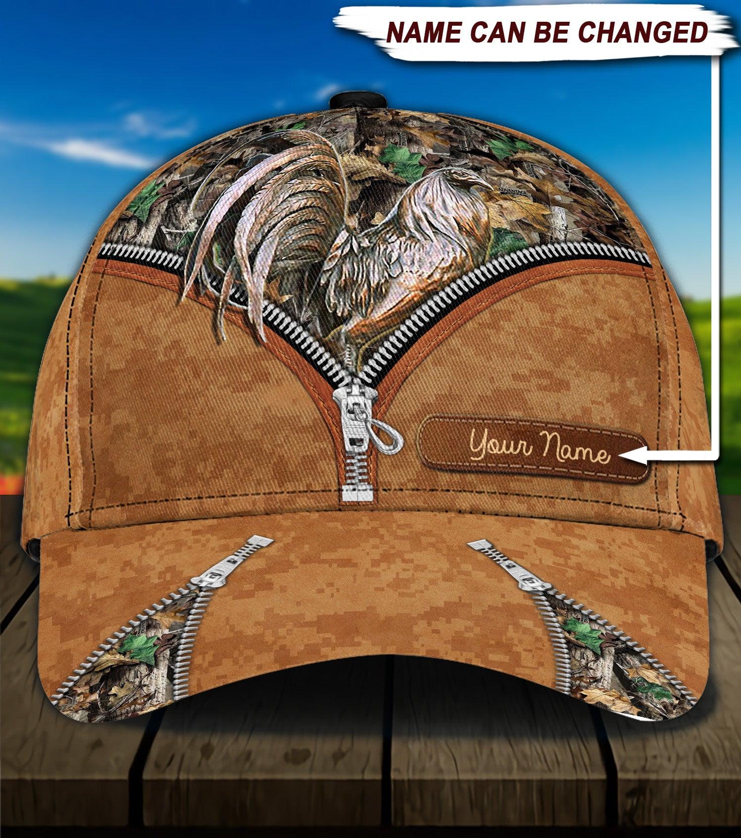 Personalized Chicken Classic Cap, Personalized Gift for Farmers, Cow Lovers, Chicken Lovers Trucker Hats Custom Hats Gifts For Men & Women