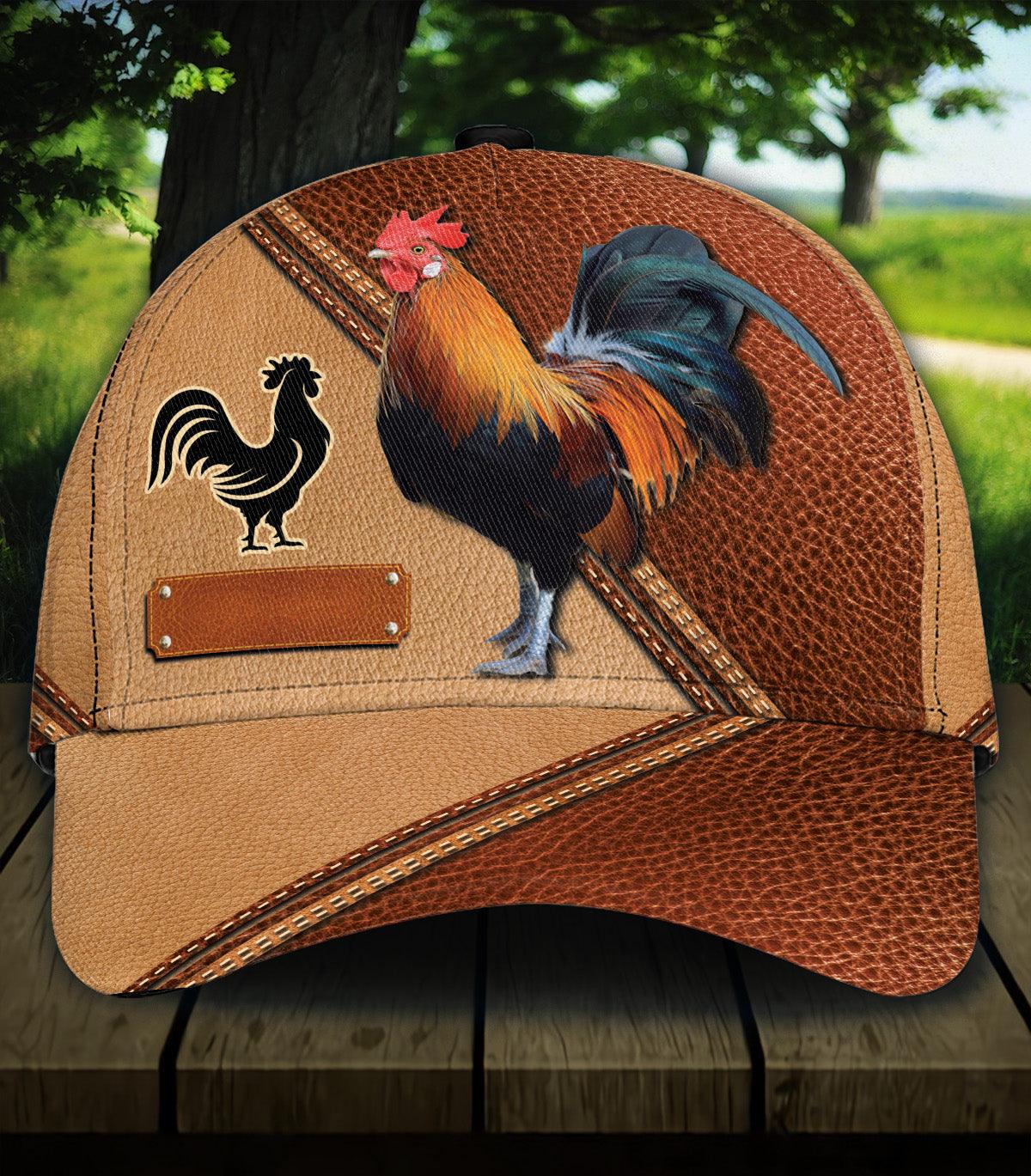 Personalized Chicken Classic Cap, Personalized Gift for Farmers, Cow Lovers, Chicken Lovers Trucker Hats Custom Hats Gifts For Men & Women