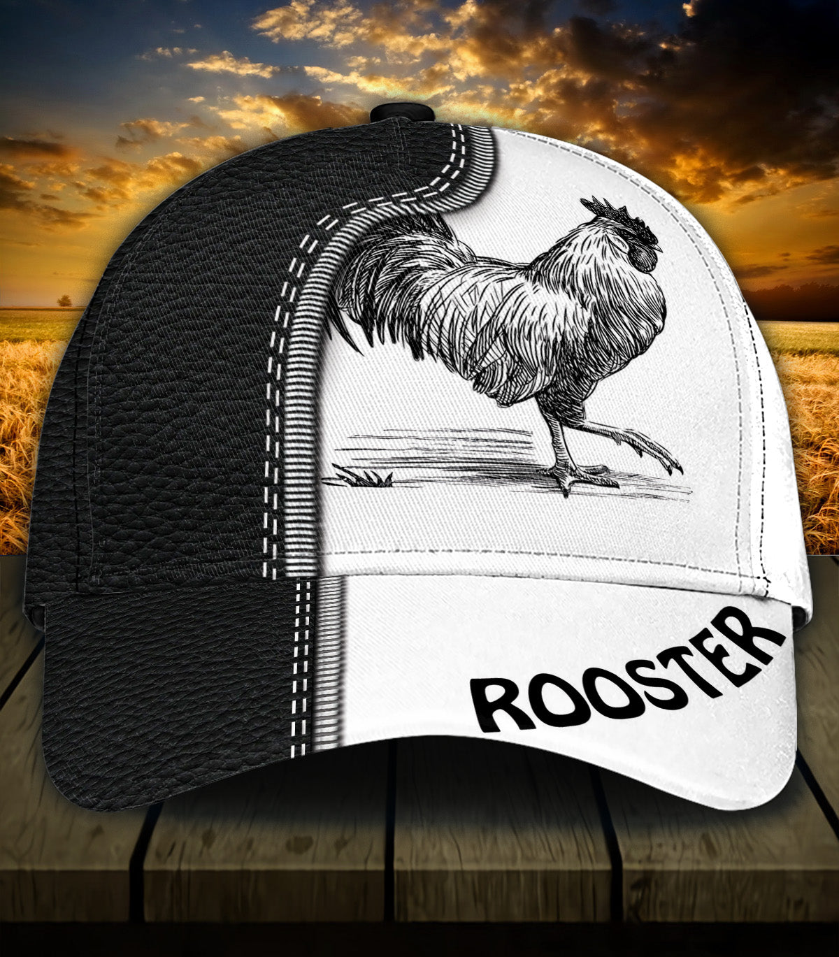 Personalized Chicken Classic Cap, Personalized Gift for Farmers, Cow Lovers, Chicken Lovers Trucker Hats Custom Hats Gifts For Men & Women