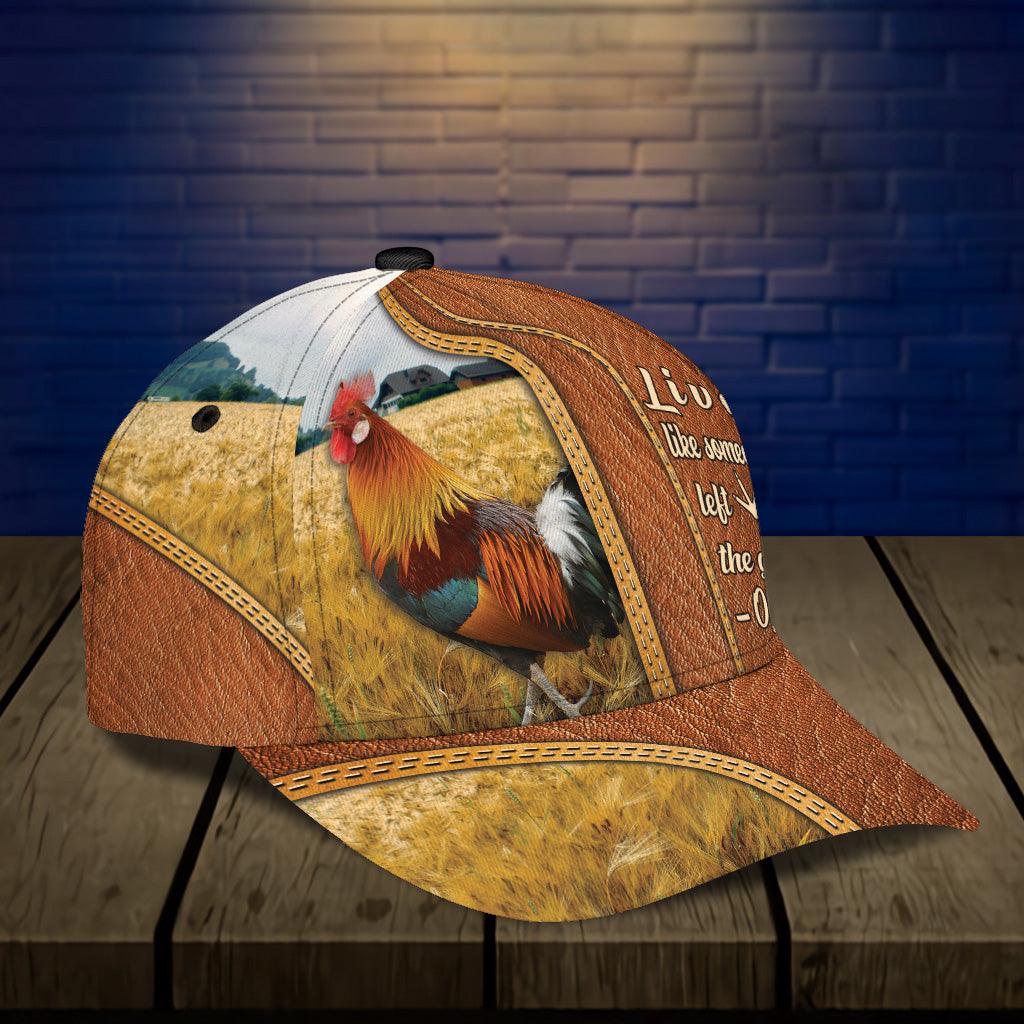 Personalized Chicken Classic Cap, Personalized Gift for Farmers, Cow Lovers, Chicken Lovers Trucker Hats Custom Hats Gifts For Men & Women