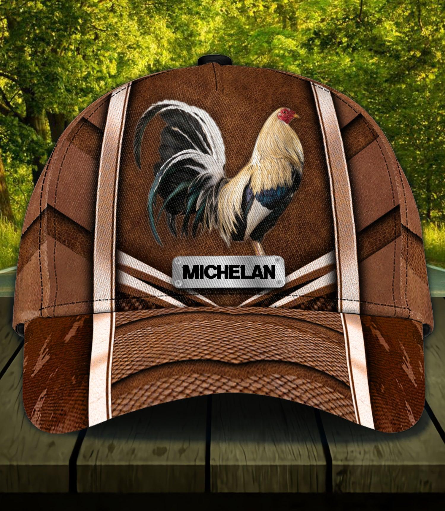 Personalized Chicken Classic Cap, Personalized Gift for Farmers, Cow Lovers, Chicken Lovers Trucker Hats Custom Hats Gifts For Men & Women