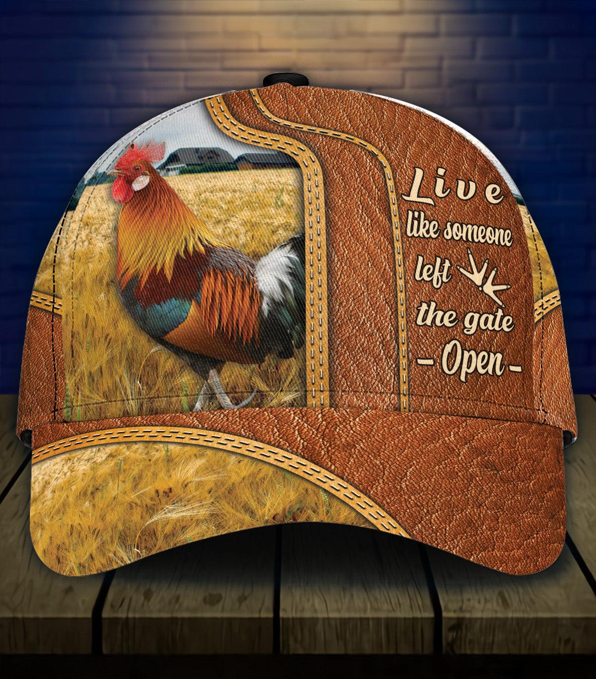 Personalized Chicken Classic Cap, Personalized Gift for Farmers, Cow Lovers, Chicken Lovers Trucker Hats Custom Hats Gifts For Men & Women