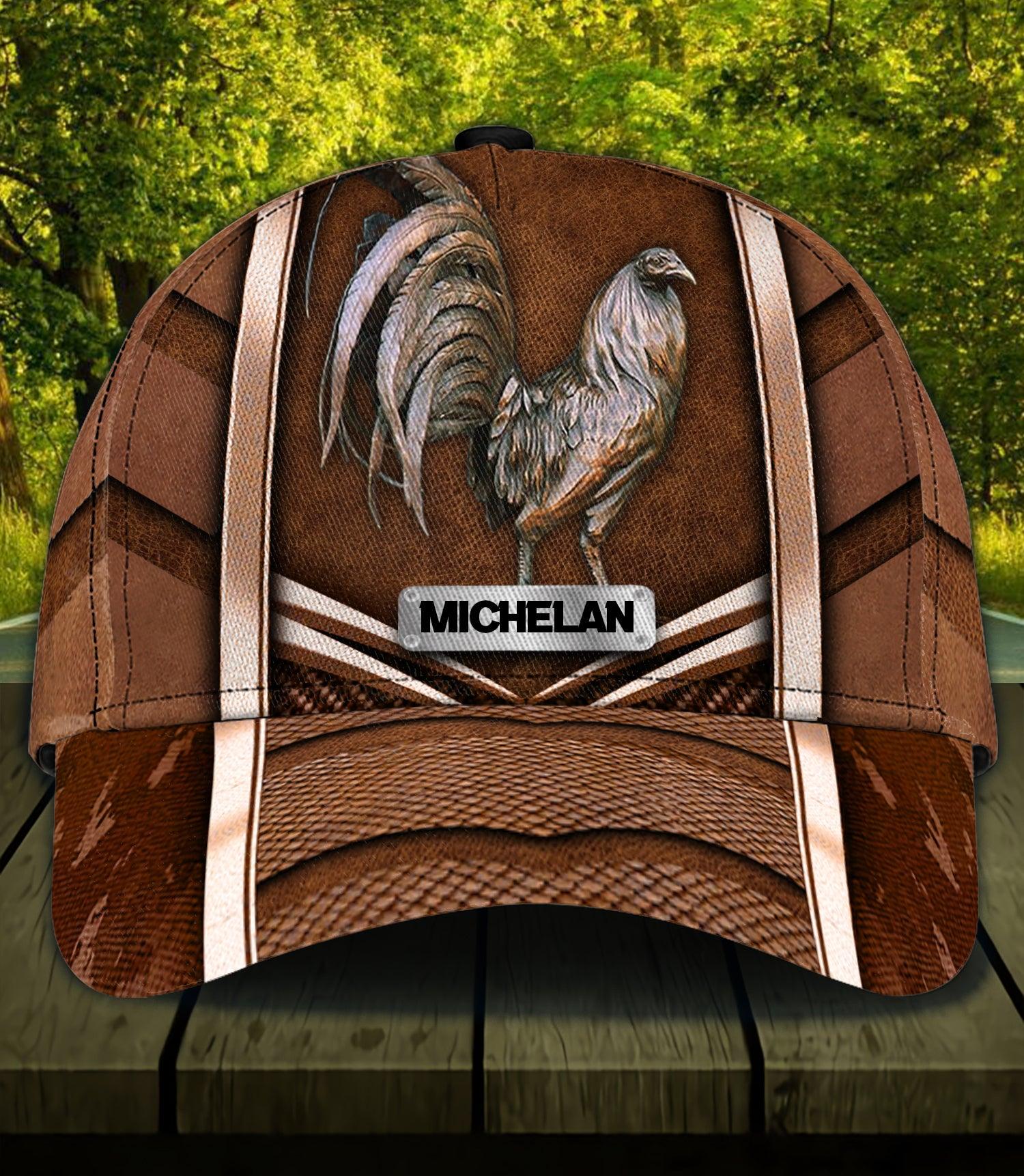 Personalized Chicken Classic Cap, Personalized Gift for Farmers, Cow Lovers, Chicken Lovers Trucker Hats Custom Hats Gifts For Men & Women