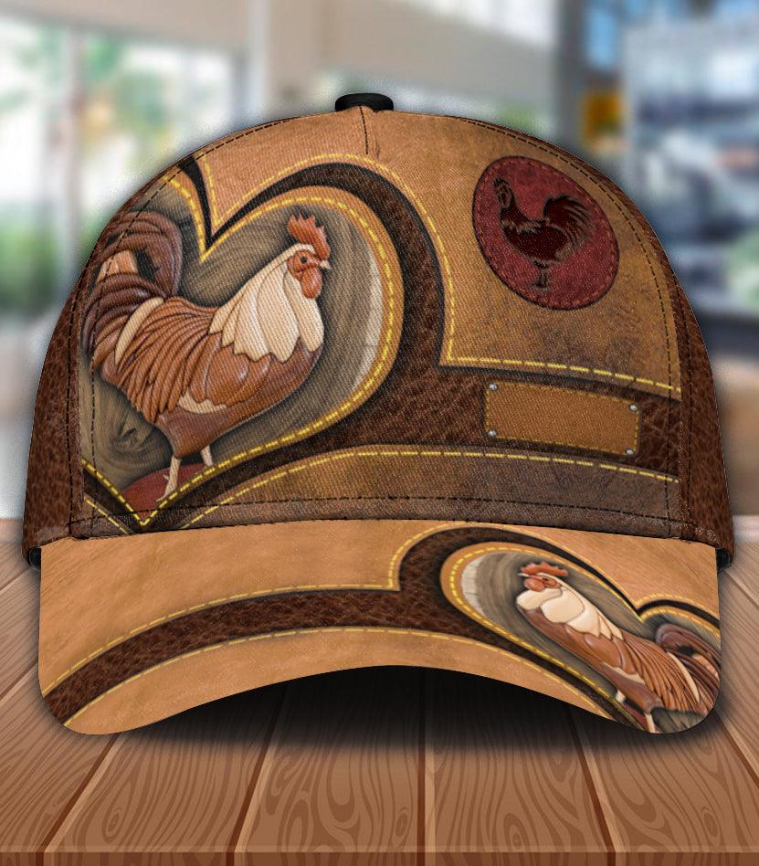 Personalized Chicken Classic Cap, Personalized Gift for Farmers, Cow Lovers, Chicken Lovers Trucker Hats Custom Hats Gifts For Men & Women