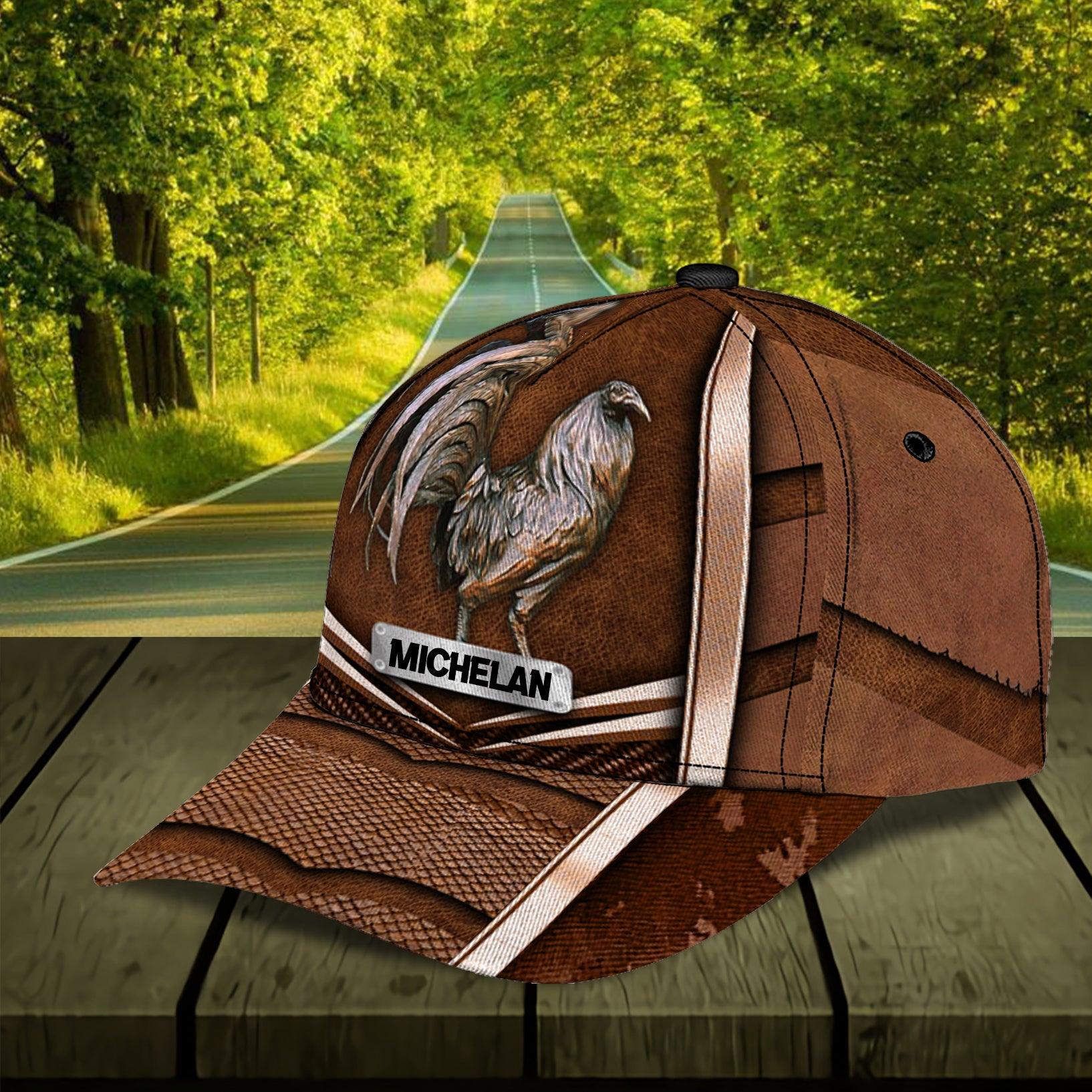 Personalized Chicken Classic Cap, Personalized Gift for Farmers, Cow Lovers, Chicken Lovers Trucker Hats Custom Hats Gifts For Men & Women