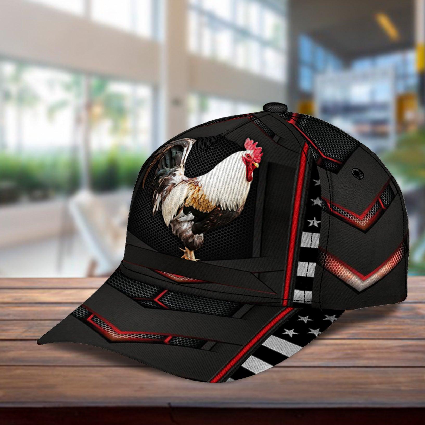 Personalized Chicken Classic Cap, Personalized Gift for Farmers, Cow Lovers, Chicken Lovers Trucker Hats Custom Hats Gifts For Men & Women