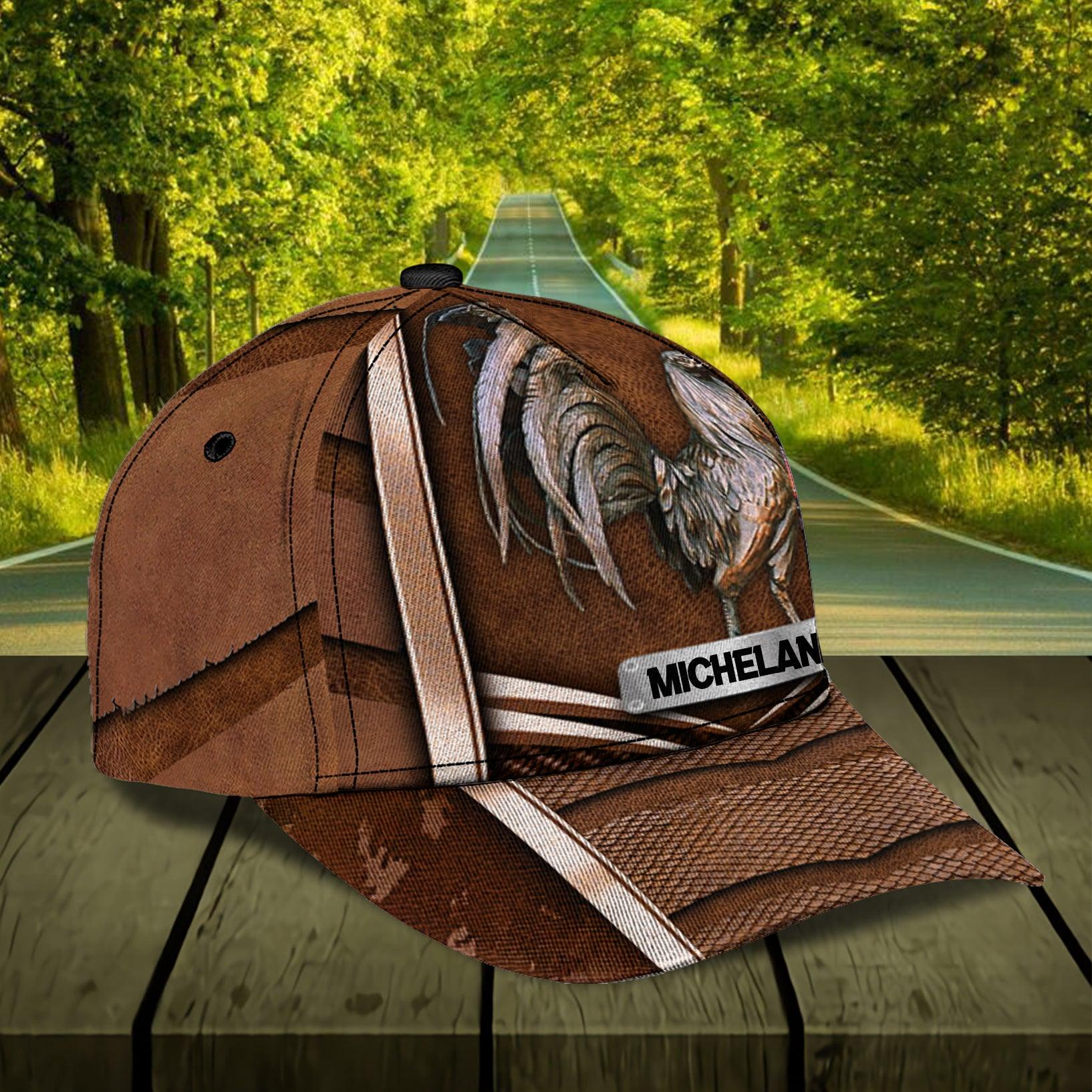 Personalized Chicken Classic Cap, Personalized Gift for Farmers, Cow Lovers, Chicken Lovers Trucker Hats Custom Hats Gifts For Men & Women