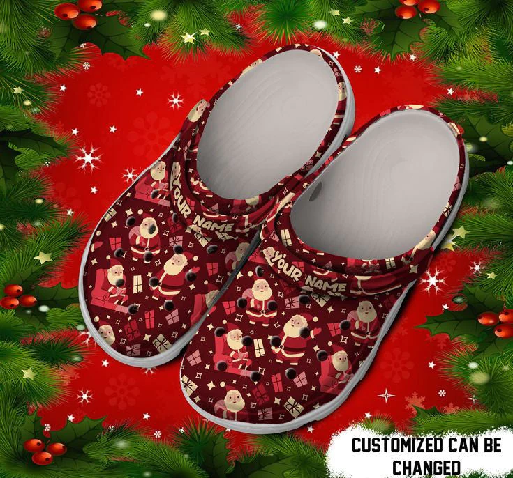 Personalized Christmas Classic Shoes CM07 Crocs Crocband Clogs Shoes For Men Women