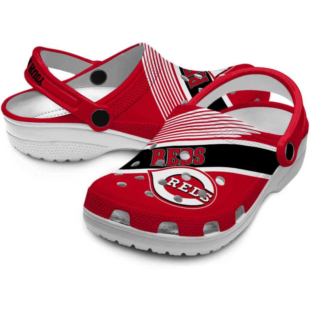 Personalized Cincinnati Reds Vibrant Dual-Tone ClogTVC1801184 - Image 3