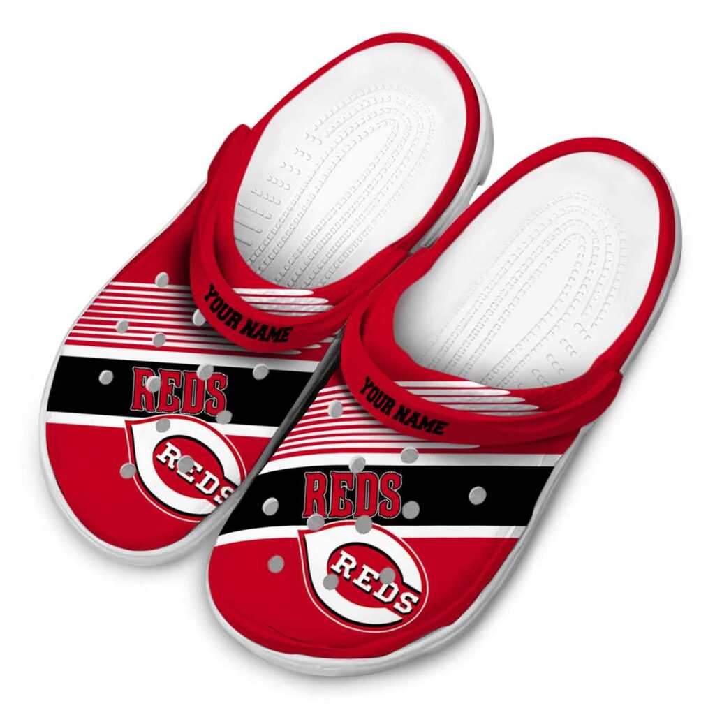 Personalized Cincinnati Reds Vibrant Dual-Tone ClogTVC1801184 - Image 4
