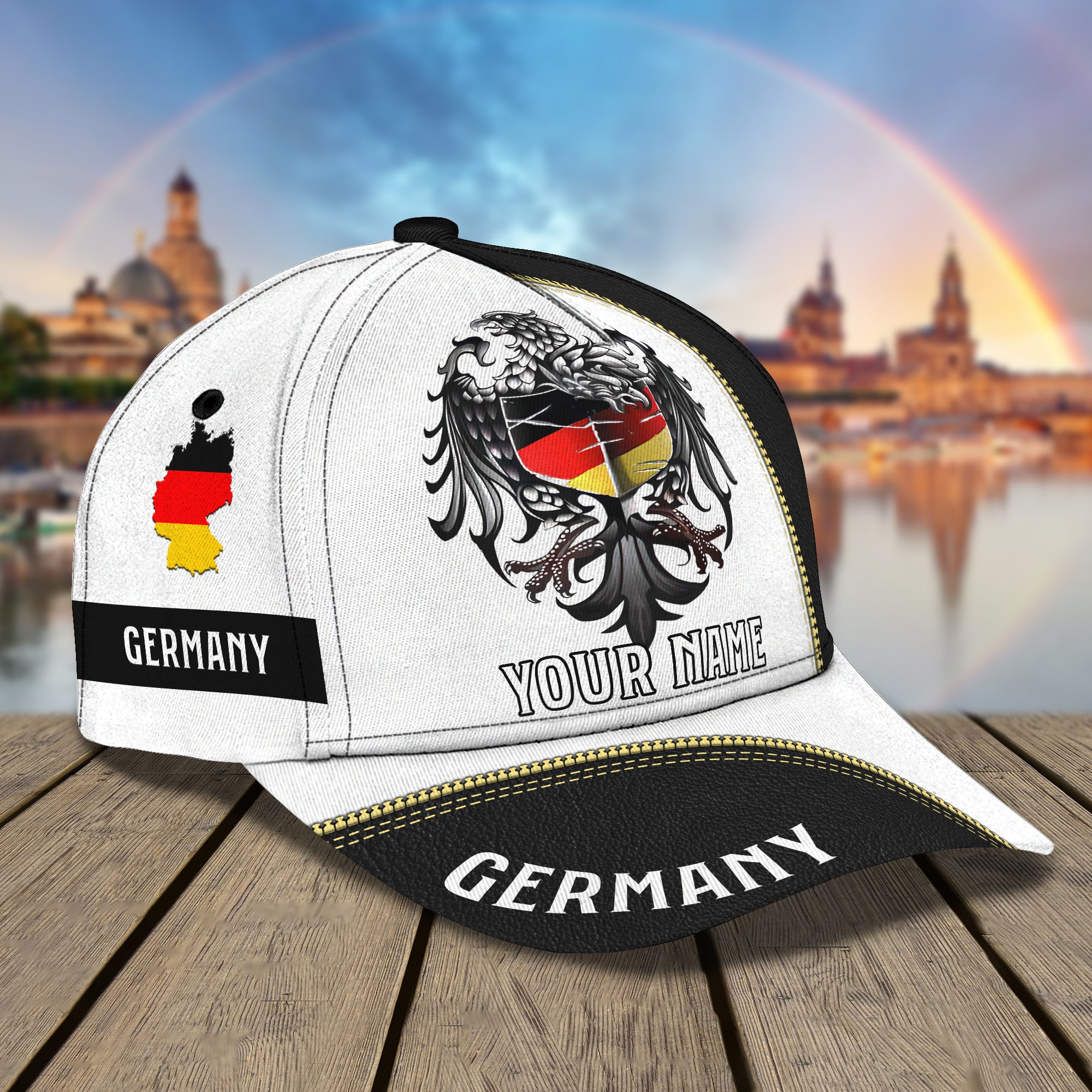 Personalized Classic Cap - Customizable Name - Germany Trucker Hats Custom Hats Gifts For Men & Women
