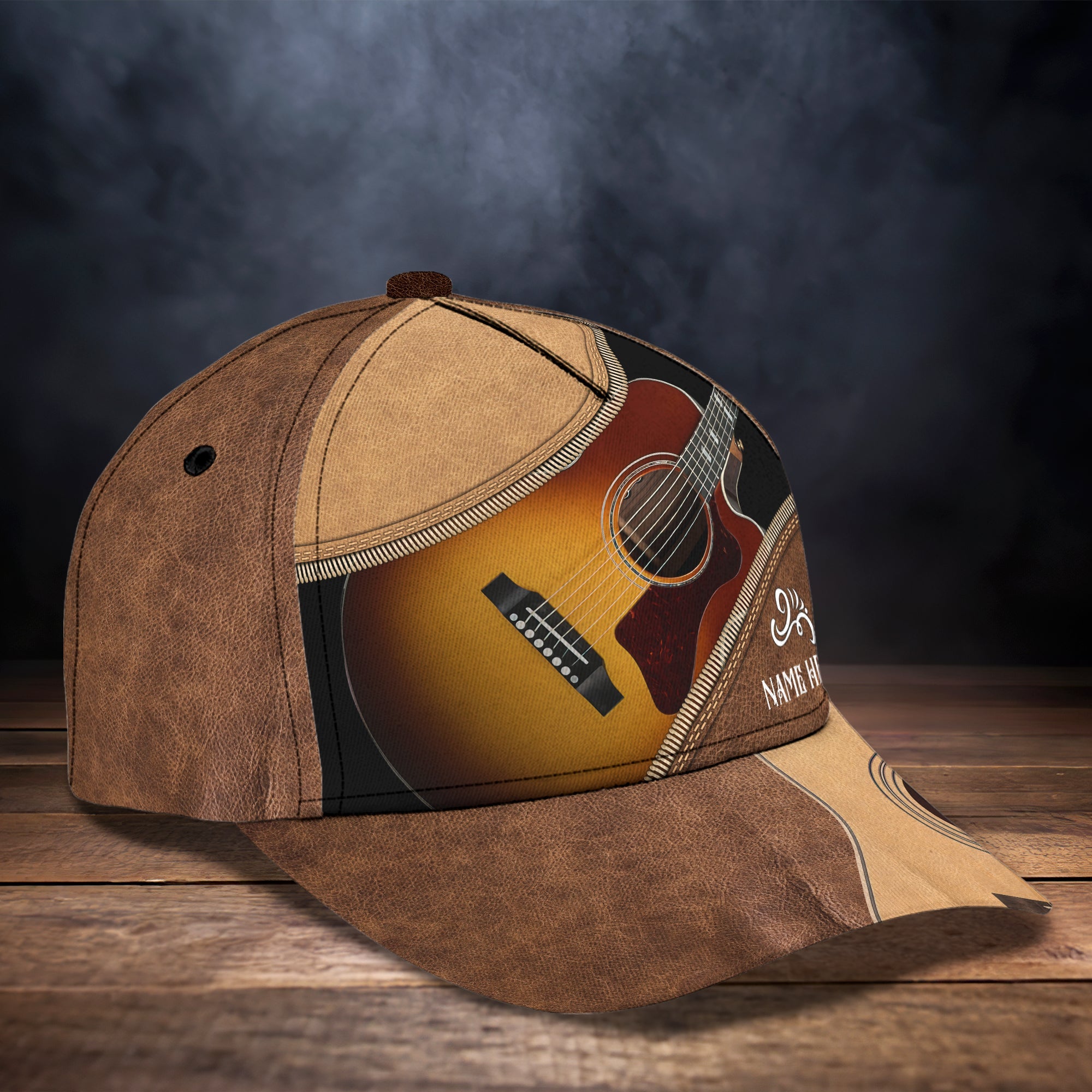 Personalized Classic Cap For Guitar Lovers Trucker Hats Custom Hats Gifts For Men & Women