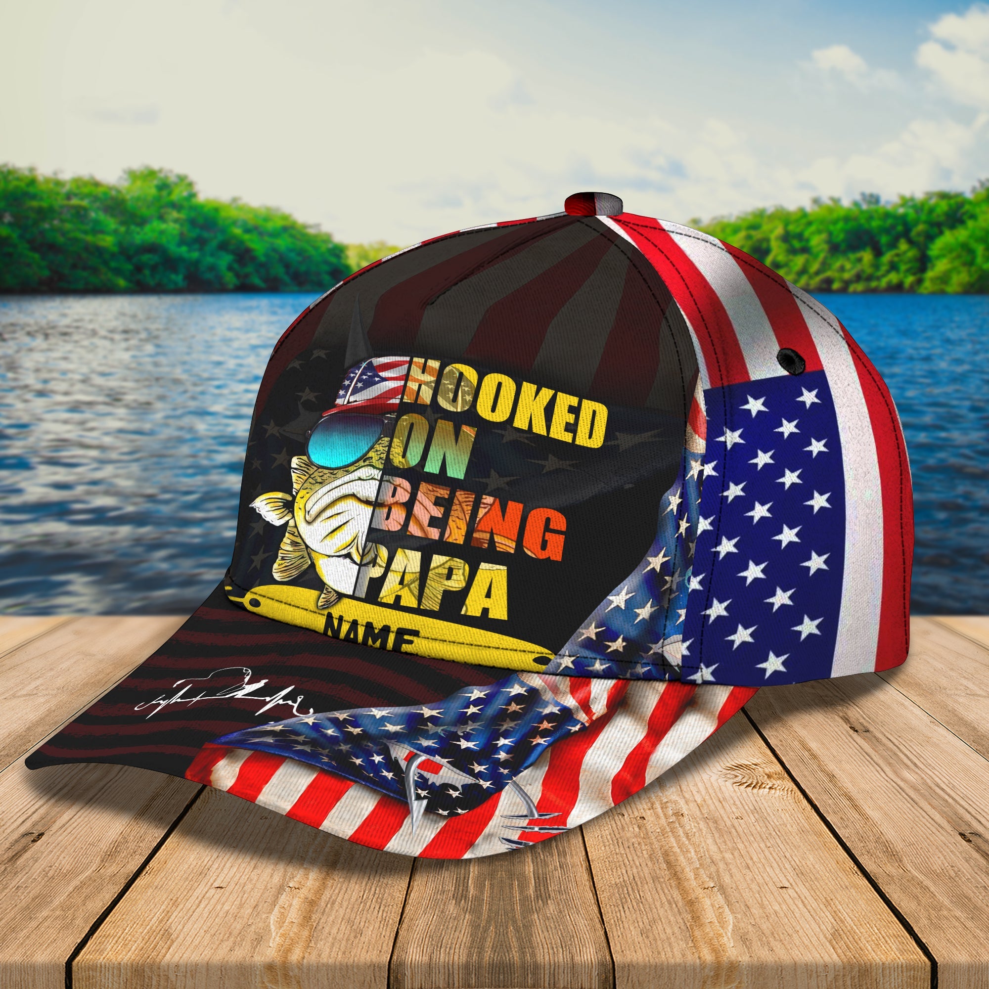 Personalized Classic Cap - Perfect Gift For Fishing Enthusiast Trucker Hats Custom Hats Gifts For Men & Women