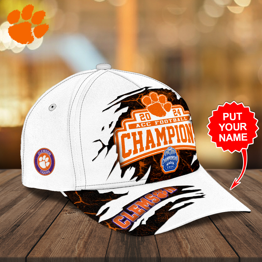 Personalized Clemson Tigers Ncaa Football Personalized Cap For Fan Baseball Cap Classic Hat