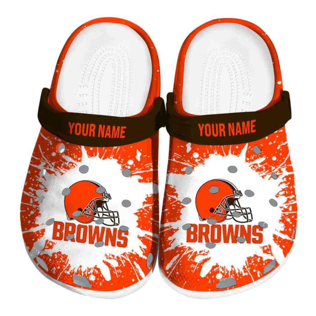 Personalized Cleveland Browns Splash Art ClogTVC1801986
