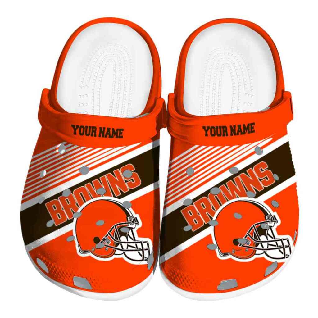 Personalized Cleveland Browns Vibrant Dual-Tone ClogTVC1801986