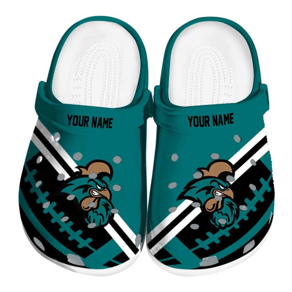 Personalized Coastal Carolina Chanticleers Football Motif ClogTVC1801802