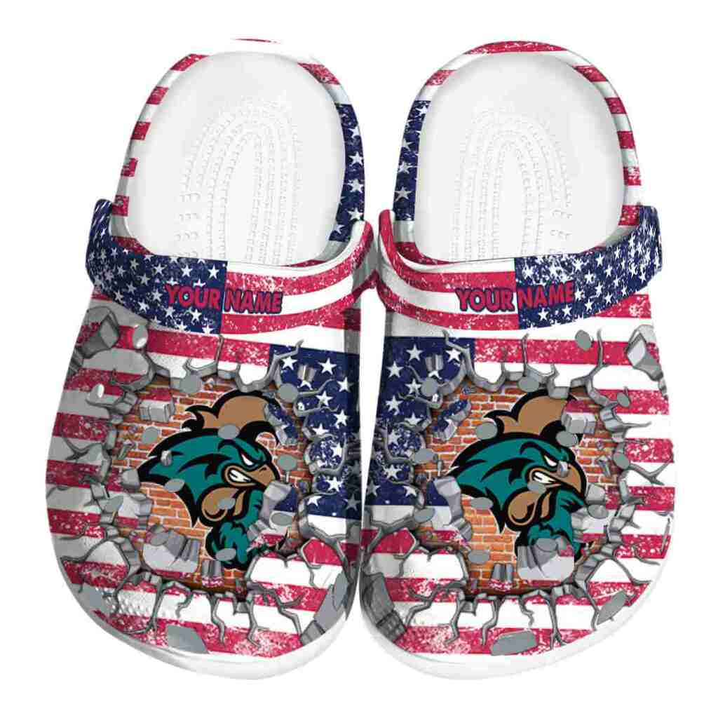 Personalized Coastal Carolina Chanticleers Freedom Splinter ClogTVC1801806