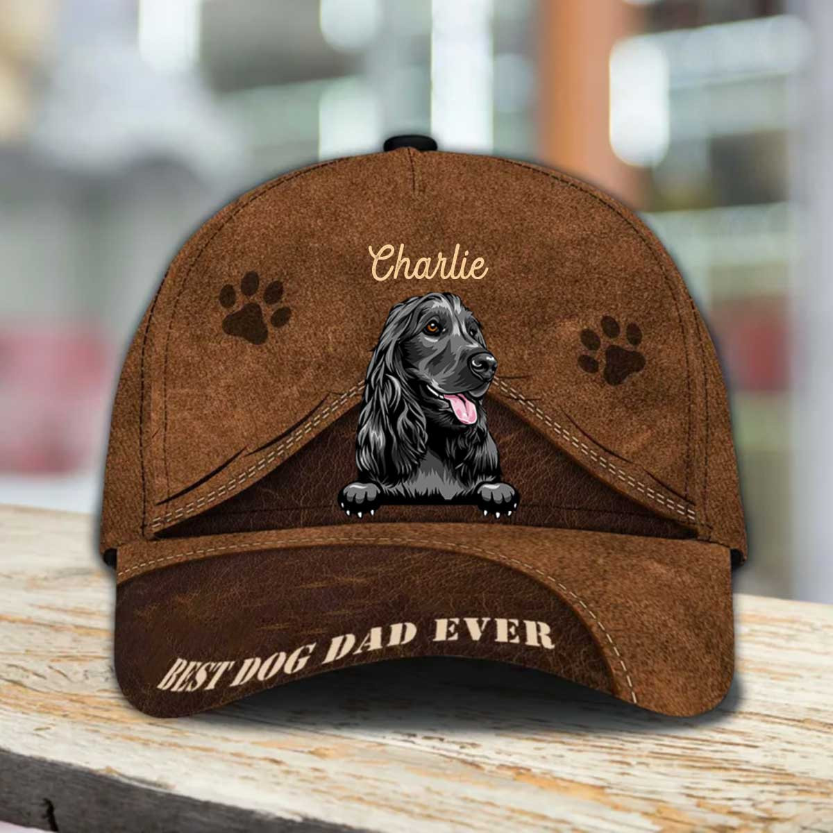 Personalized Cocker Spaniel Hat, Custom Photo Cocker Spaniel Cap 3D for Mom Trucker Hats Custom Hats Gifts For Men & Women