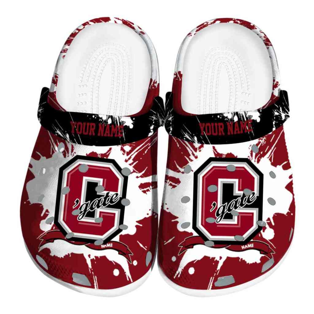 Personalized Colgate Raiders Splatter Pattern ClogTVC1801741