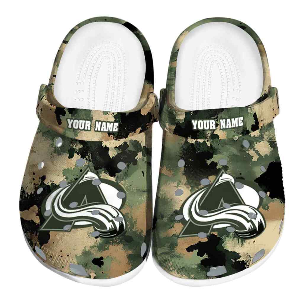 Personalized Colorado Avalanche Camouflage Craze ClogTVC1801870