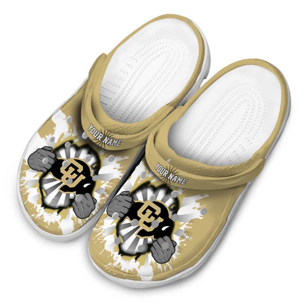 Personalized Colorado Buffaloes Gripping Hand ClogTVC1801785 - Image 4