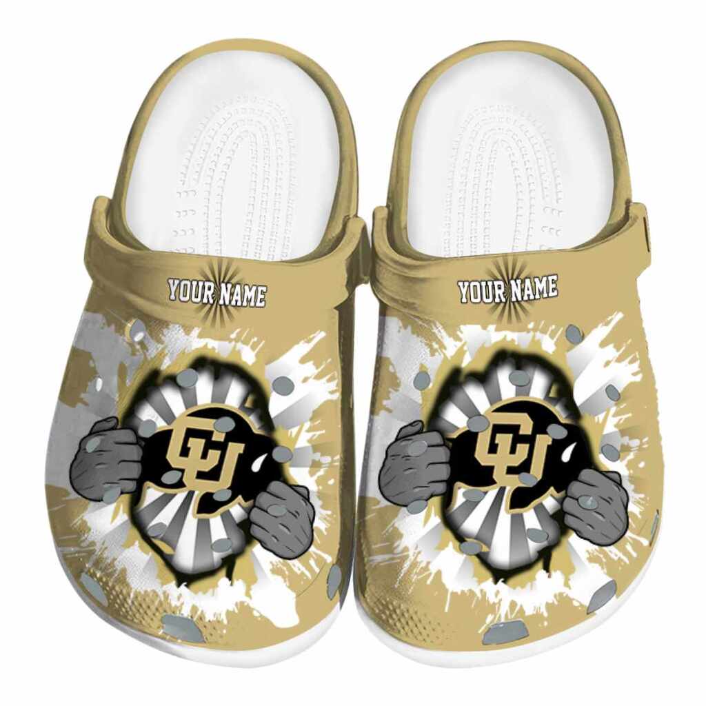Personalized Colorado Buffaloes Gripping Hand ClogTVC1801785