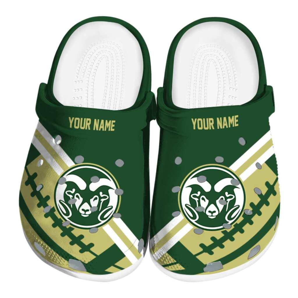 Personalized Colorado State Rams Football Motif ClogTVC1801800