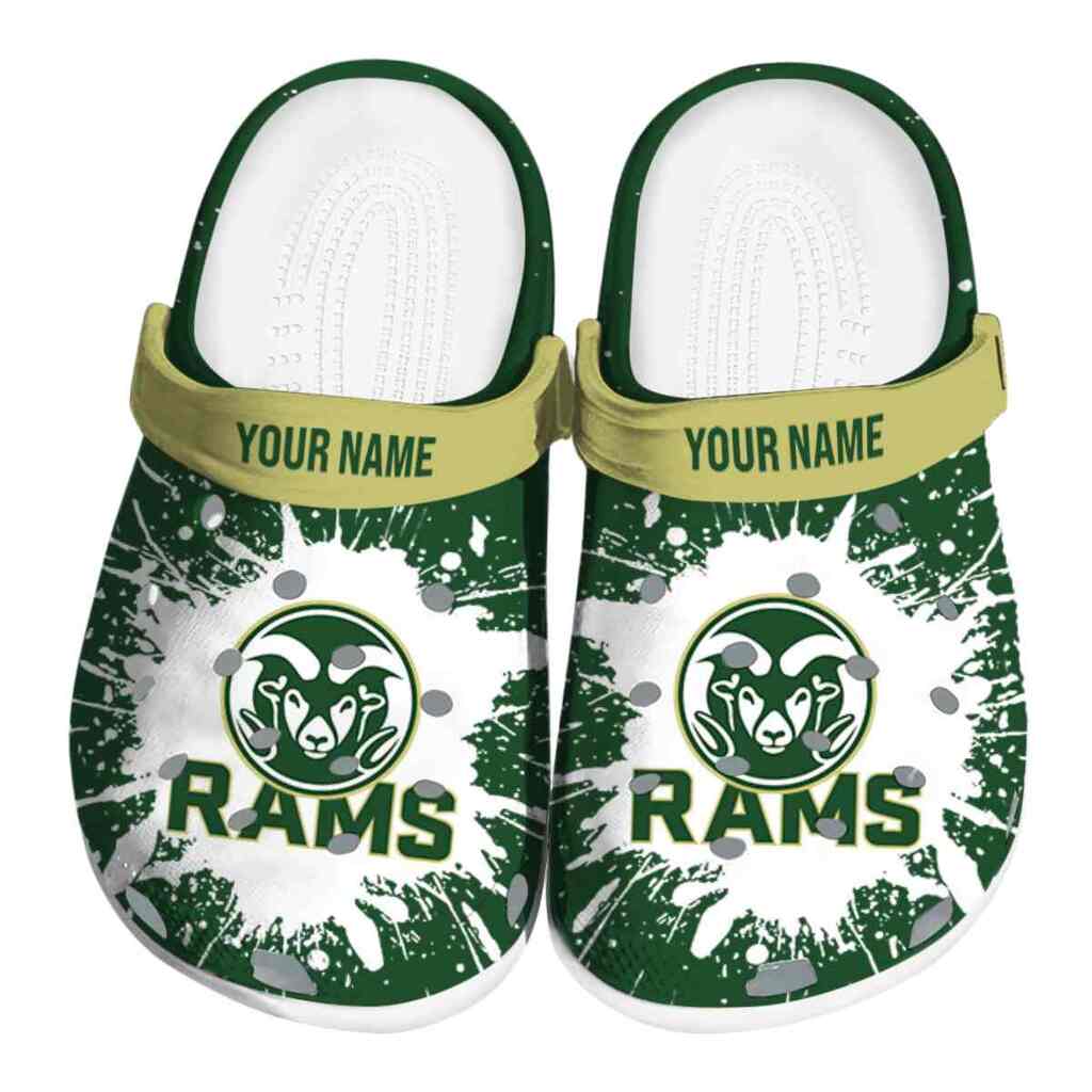 Personalized Colorado State Rams Splash Art ClogTVC1801749