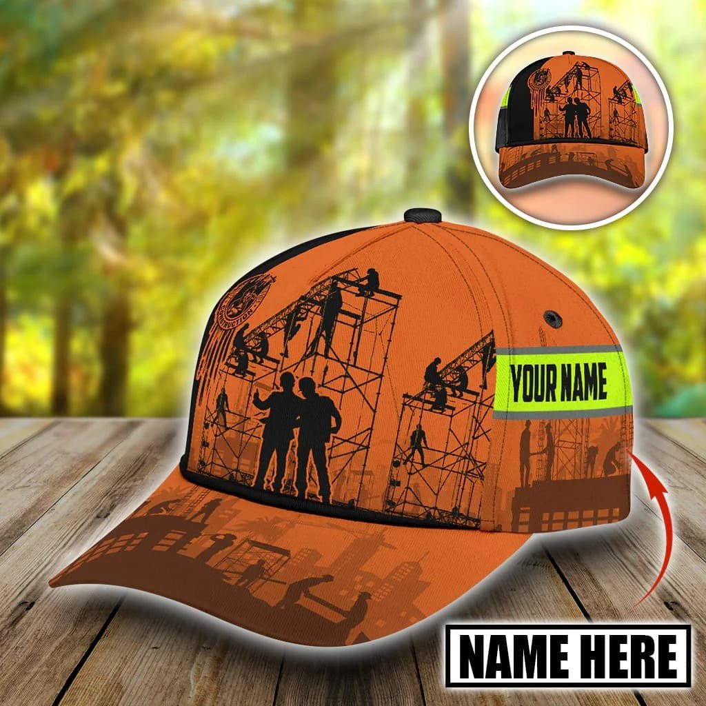 Personalized Construction Worker Tool Classic Cap for Men, Husband Hat Trucker Hats Custom Hats Gifts For Men & Women