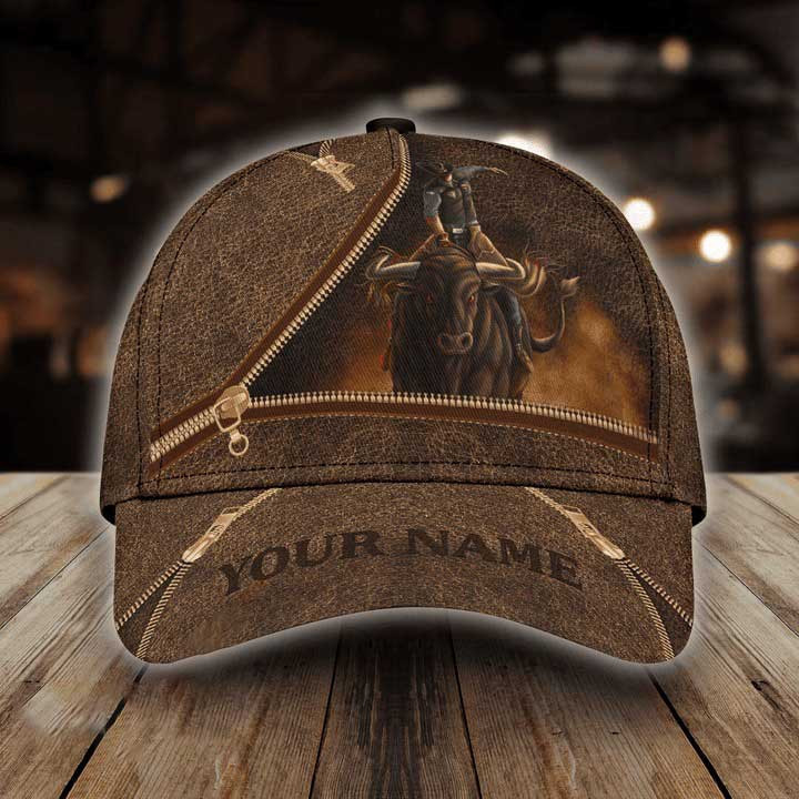 Personalized Cools Bull Riding Classic Cap for Men, Bull Rider, Custom Name Bull Riding Hat Trucker Hats Custom Hats Gifts For Men & Women