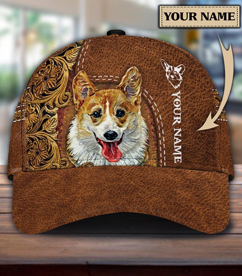 Personalized Corgi Classic Cap, Personalized Gift for Corgi Lovers Trucker Hats Custom Hats Gifts For Men & Women